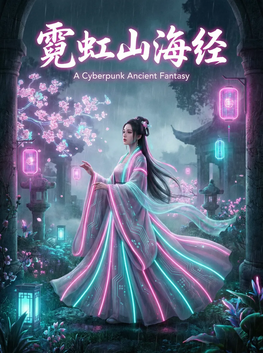 yinsese 淫妹妹导航色网址 古风奇缘短剧 - 霓虹山海经海报